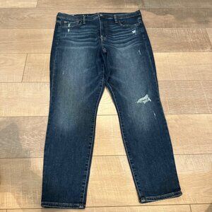 GAP WOMENS TRUE SKINNY HIGH RISE ANKLE JEANS 33/16